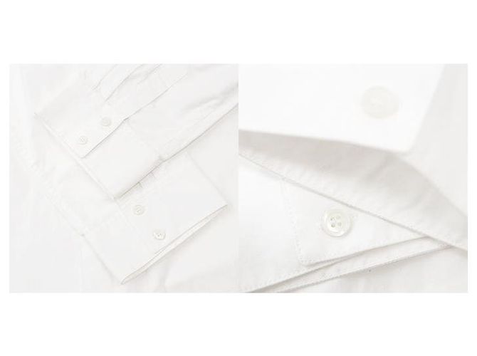 Loewe Besticktes Baumwoll-Hemdkleid Weiß - Ansicht 9