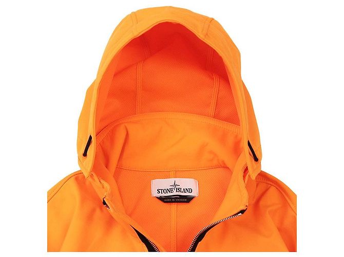 Chaqueta con capucha Stone Island Lightsoftshell-R Naranja - vista 2