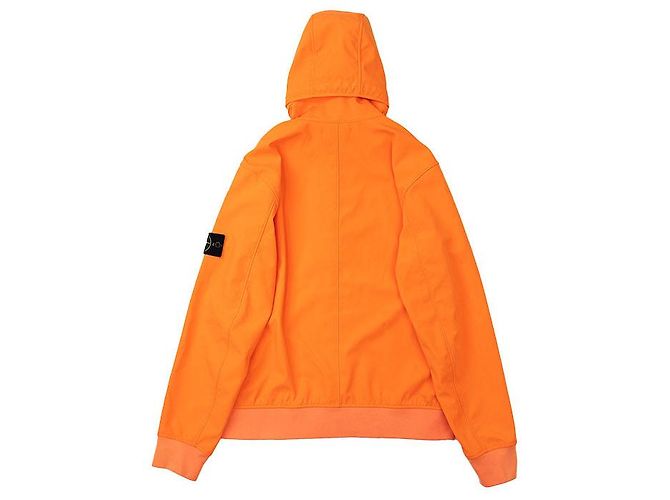 Chaqueta con capucha Stone Island Lightsoftshell-R Naranja - vista 7