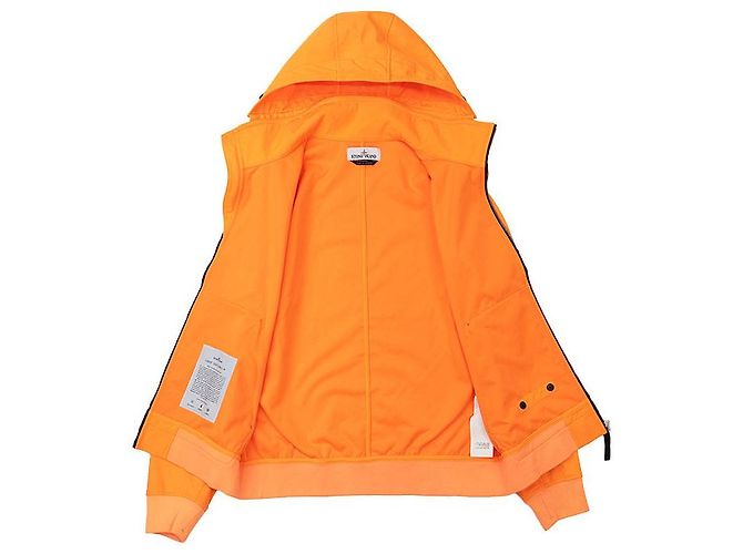 Chaqueta con capucha Stone Island Lightsoftshell-R Naranja - vista 8