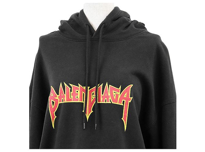 Sudadera con capucha Balenciaga UNIFIT de algodón Negro - vista 17
