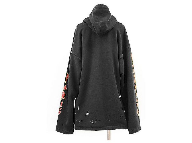 Sudadera con capucha Balenciaga UNIFIT de algodón Negro - vista 4