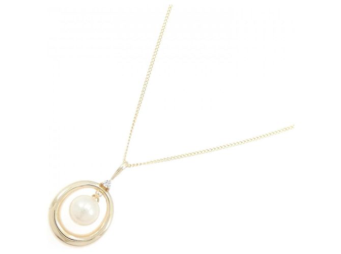 Autre Marque Collana di Perle Akoya K14YG/585YG D'oro - vista 2