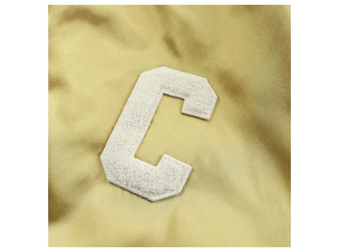 Céline CELINE Blouson Lucky lovers Teddy Jacket Stadium Jacket Dorado - vista 6