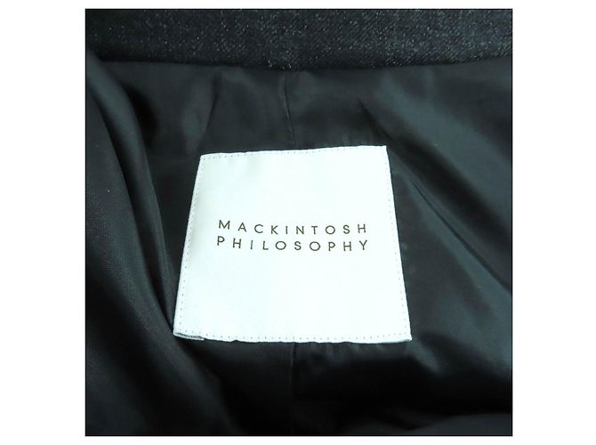 Autre Marque Abrigo de nailon con relleno de plumón Mackintosh Castaño Gris antracita - vista 7