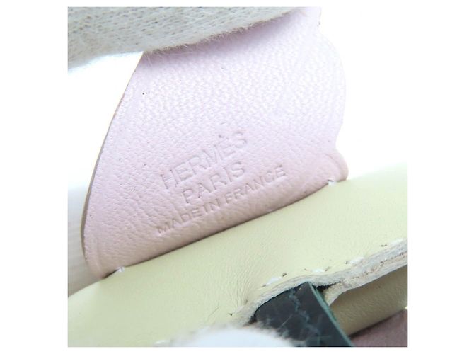 Charm Hermès Rodeo Pegasus PM Bianco - vista 6