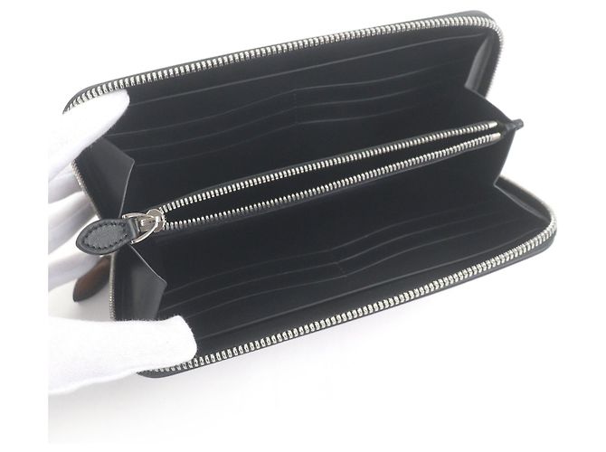Berluti Itauba Calligraphy Script Long Zip Wallet Braun - Ansicht 6