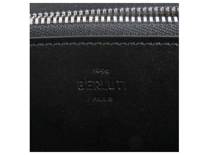 Berluti Itauba Calligraphy Script Long Zip Wallet Braun - Ansicht 9