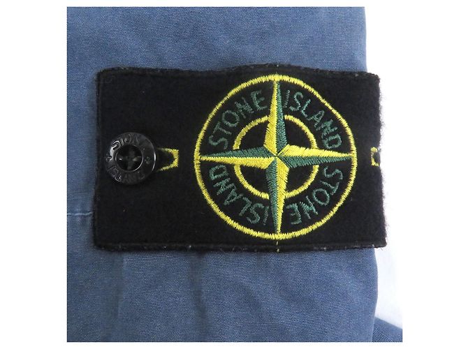 Autre Marque Pantaloni cargo in cotone lavato Stone Island Blu - vista 5
