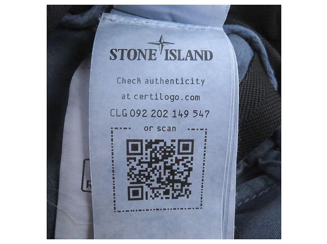 Autre Marque Pantaloni cargo in cotone lavato Stone Island Blu - vista 8