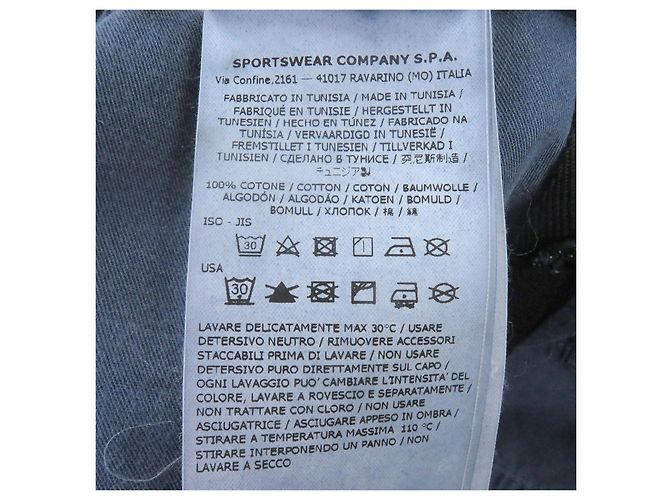 Autre Marque Pantaloni cargo in cotone lavato Stone Island Blu - vista 9