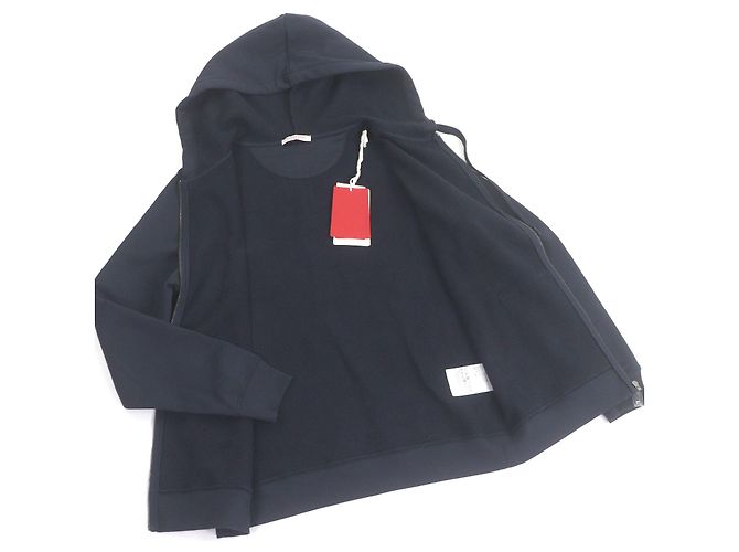 Valentino Logo-Print Baumwoll-Hoodie Blau Marineblau - Ansicht 3