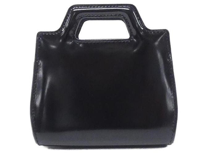 Borsa a tracolla in pelle Salvatore Ferragamo Nero D'oro - vista 2