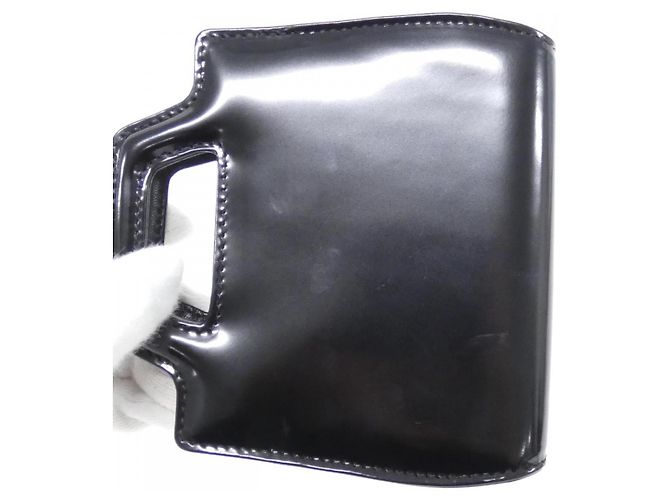 Borsa a tracolla in pelle Salvatore Ferragamo Nero D'oro - vista 4