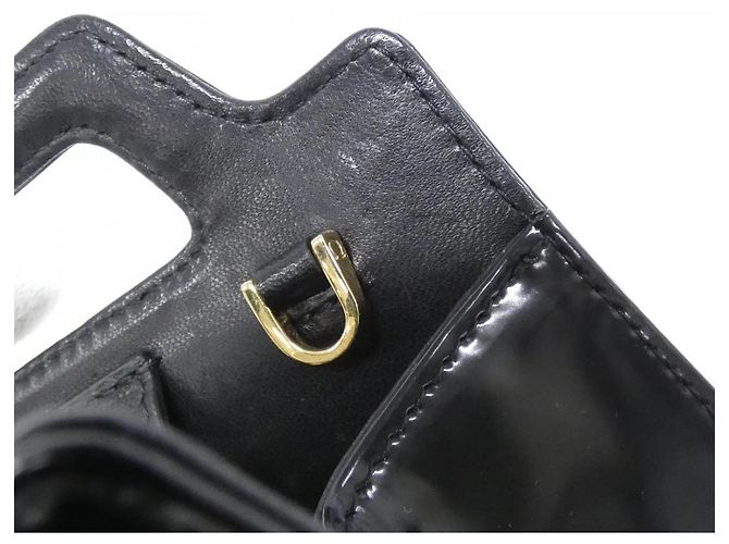 Borsa a tracolla in pelle Salvatore Ferragamo Nero D'oro - vista 9