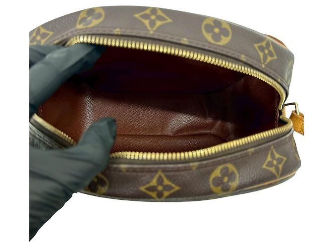 Bolso de hombro de piel Louis Vuitton Monogram Castaño - vista 10