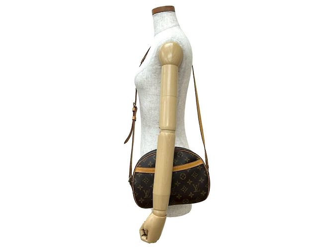 Bolso de hombro de piel Louis Vuitton Monogram Castaño - vista 3