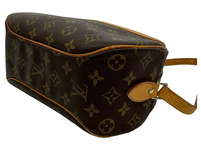 Bolso de hombro de piel Louis Vuitton Monogram Castaño - vista 9