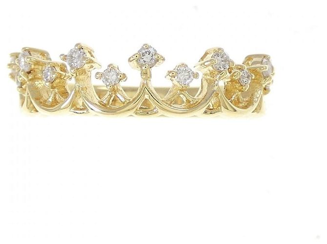 Autre Marque AHKAH Tiara Au750 Diamond Ring Golden - Ansicht 2