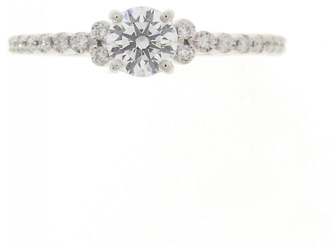Autre Marque AHKAH Platin-Diamantring Silber - Ansicht 2