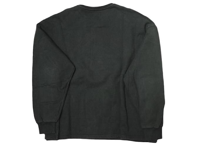 Autre Marque Danke Schon gebürsteter Baumwoll-Polyester-Sweatshirt Schwarz - Ansicht 2