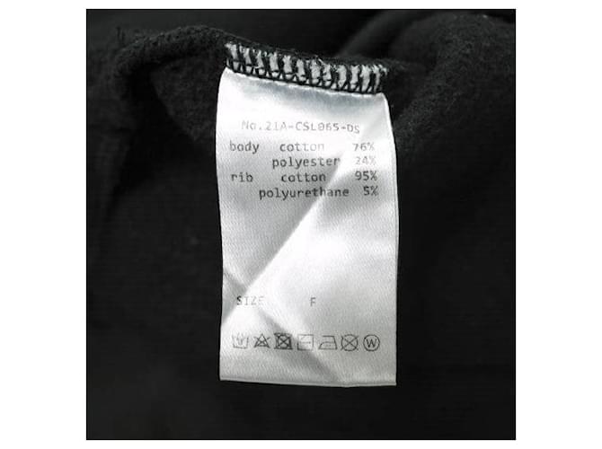 Autre Marque Danke Schon gebürsteter Baumwoll-Polyester-Sweatshirt Schwarz - Ansicht 7
