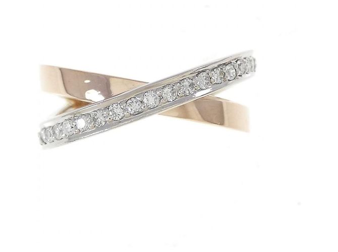 Autre Marque Anillo Vendome de platino Au750 y diamantes Dorado - vista 2
