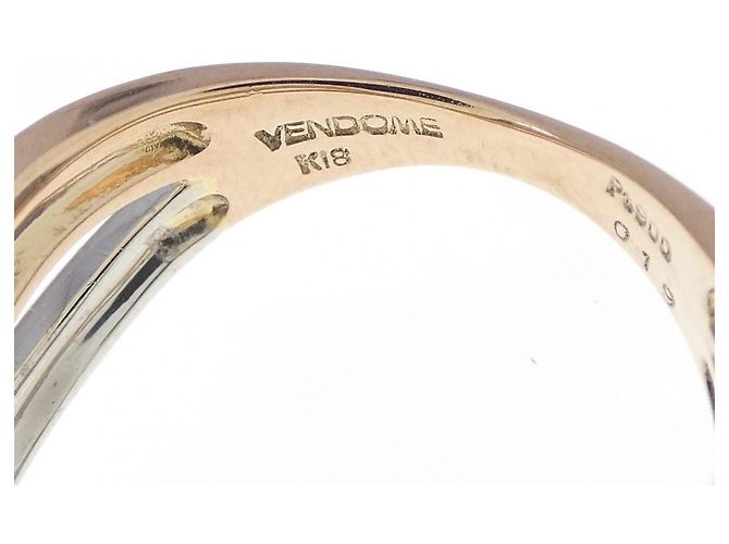 Autre Marque Anillo Vendome de platino Au750 y diamantes Dorado - vista 4