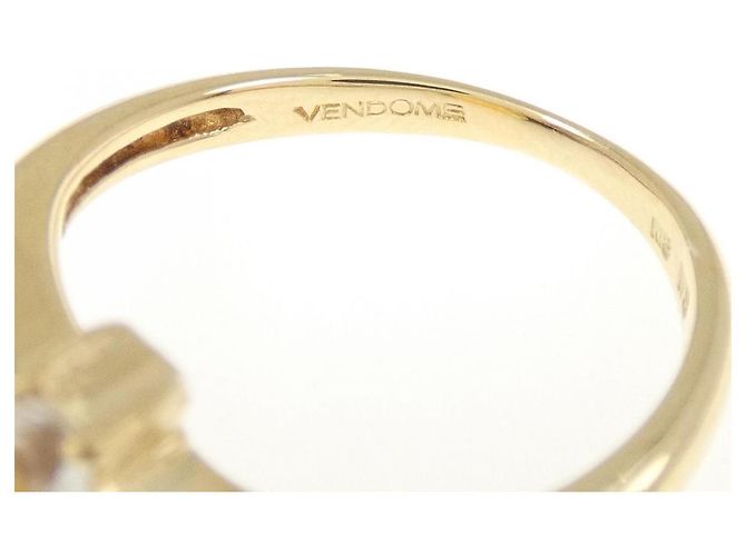 Autre Marque Vendome Akoya Pearl Au750 Ring Golden - Ansicht 4