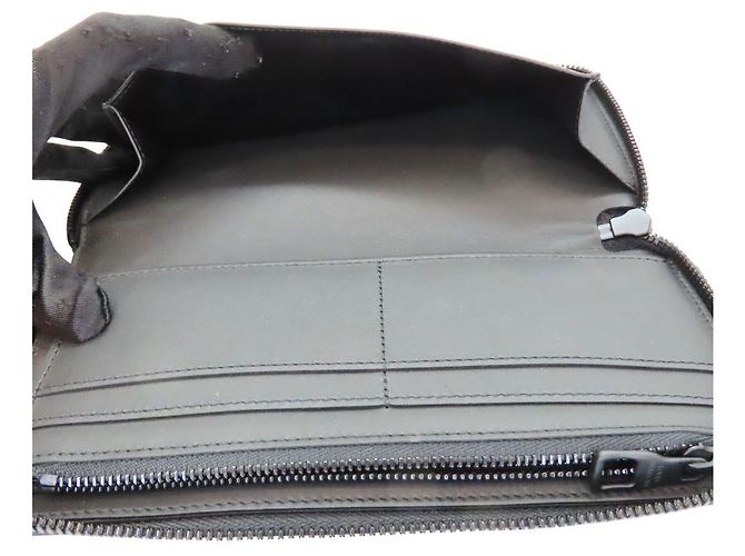 Louis Vuitton Zippy Wallet Vertical Monogram Long Wallet Black - view 11