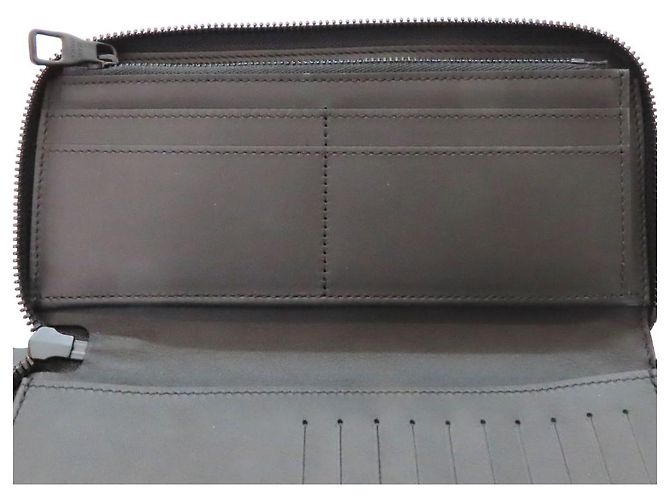 Louis Vuitton Zippy Wallet Vertical Monogram Long Wallet Black - view 9