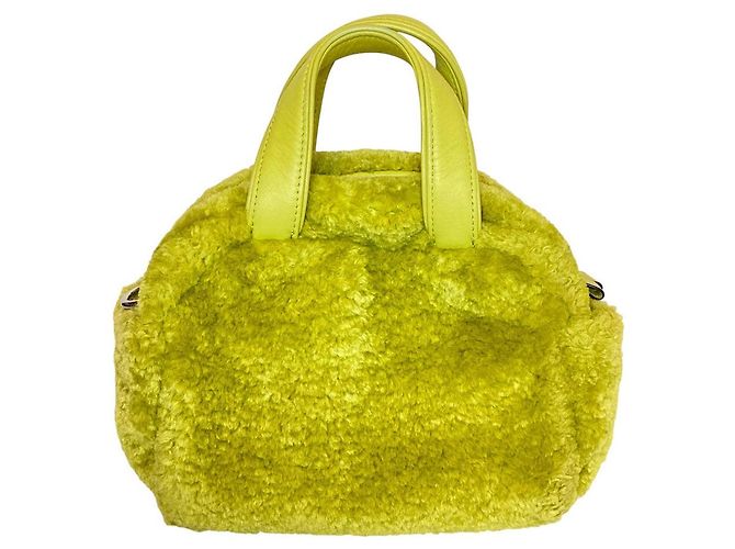 Borsa kate spade Apres Chic Faux Shearling Verde - vista 2