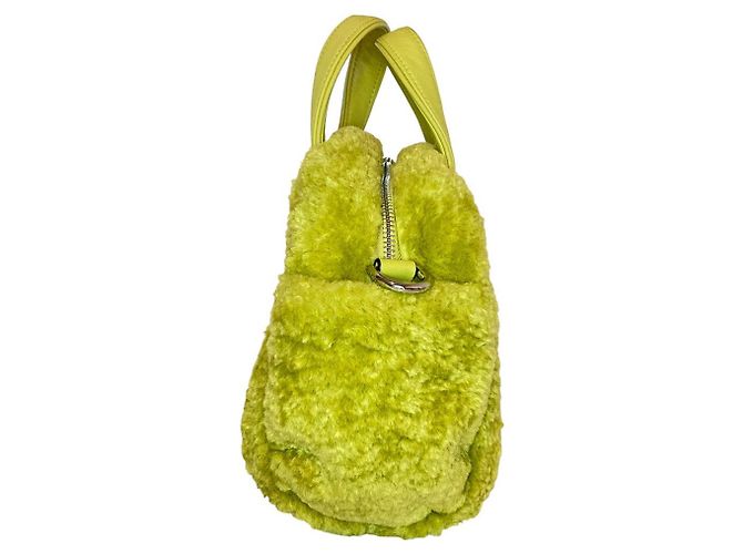 Borsa kate spade Apres Chic Faux Shearling Verde - vista 3