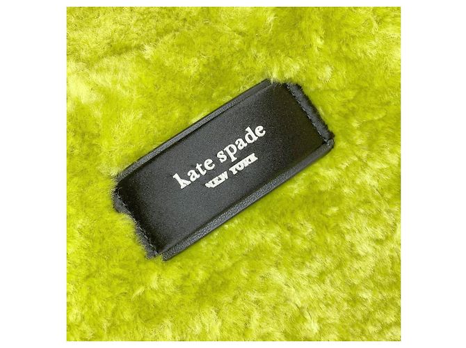 Borsa kate spade Apres Chic Faux Shearling Verde - vista 7