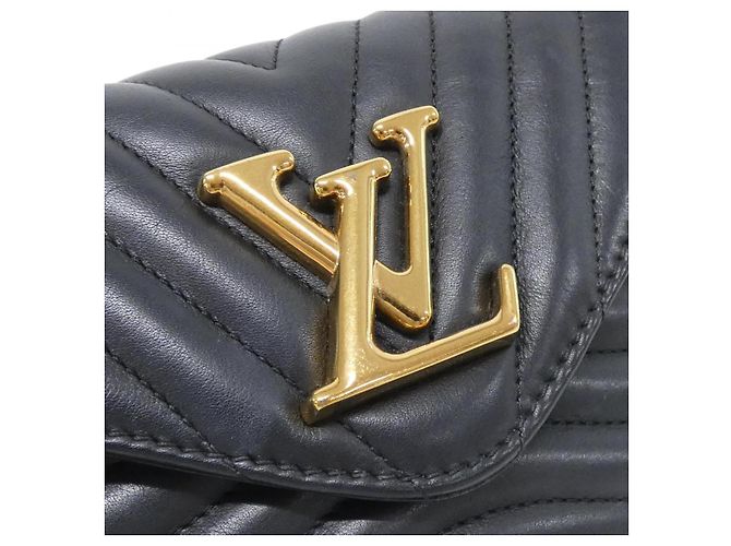 Borsa a tracolla Multi Pochette in pelle di vitello Louis Vuitton Nero - vista 4
