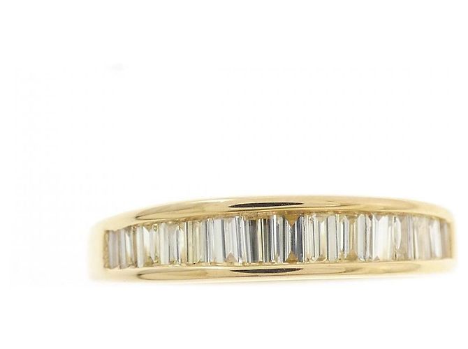 Autre Marque GSTV Au750 Diamond Ring Ring Golden - Ansicht 2