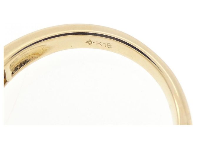 Autre Marque GSTV Au750 Diamond Ring Ring Golden - Ansicht 4