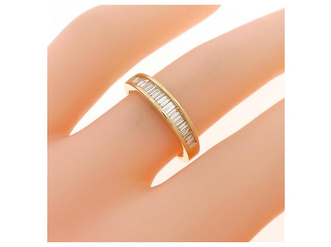 Autre Marque GSTV Au750 Diamond Ring Ring Golden - Ansicht 5