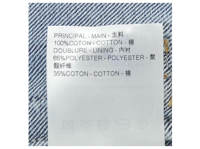 Giacca in denim Louis Vuitton Blu - vista 3