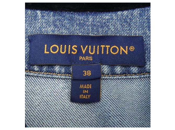 Giacca in denim Louis Vuitton Blu - vista 4