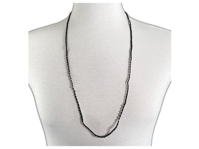 Collana Gucci Horsebit in argento 925 Nero - vista 2