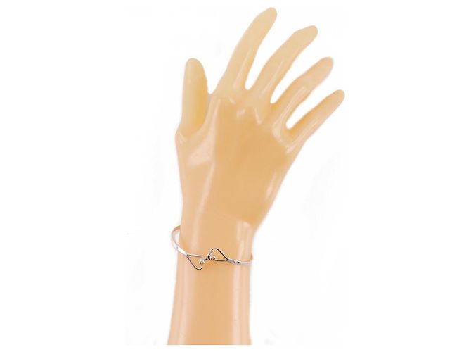Bracciale rigido Tiffany & Co. Hook & Eye in Argento925 e Oro Giallo K14 - vista 2