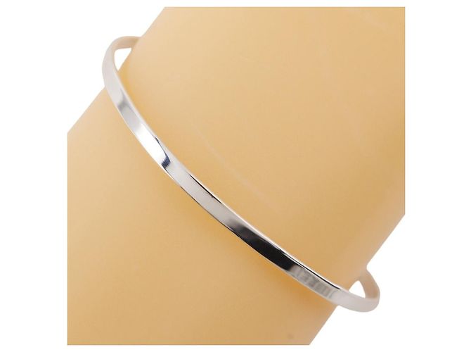 Bracciale rigido Tiffany & Co. Hook & Eye in Argento925 e Oro Giallo K14 - vista 3