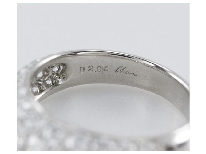 Autre Marque CHAR 71RB220 Platin-Diamantring aus Pt950 Silber - Ansicht 13