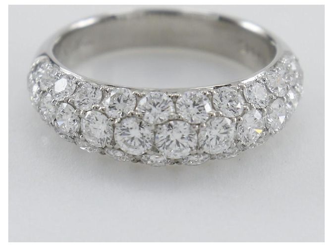 Autre Marque CHAR 71RB220 Platin-Diamantring aus Pt950 Silber - Ansicht 7