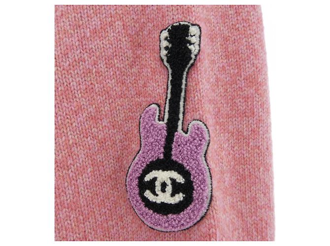 Chanel LOOK67 Punto de cachemira Rosa - vista 8
