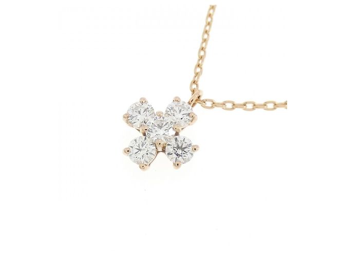 Autre Marque Collana con Diamanti Au750 Rosa - vista 3