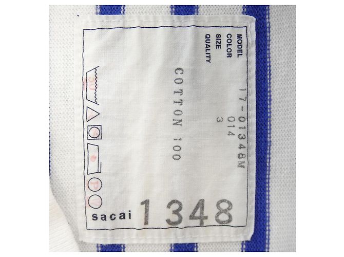 Top Sacai Blu - vista 4