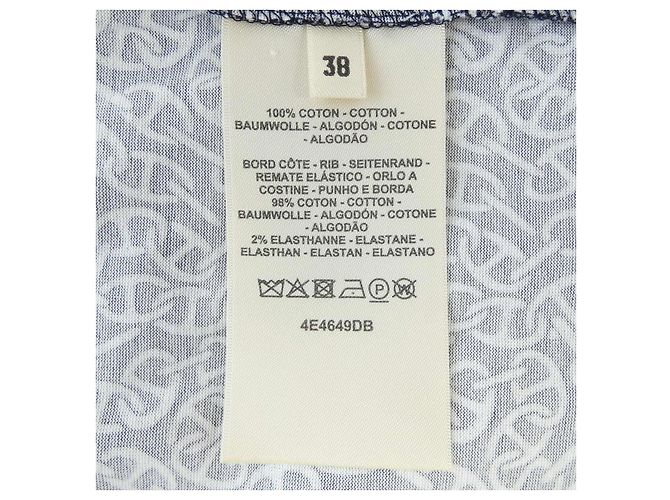 Hermès Camiseta Hermes T-shirt de algodón Negro Blanco - vista 3