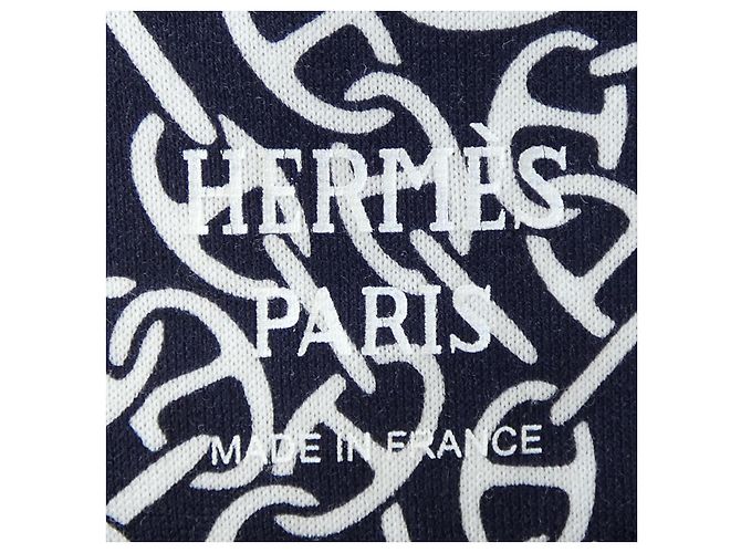 Hermès Camiseta Hermes T-shirt de algodón Negro Blanco - vista 4